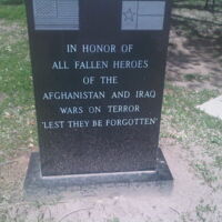Llano County TX Afghanistan and Iraq Wars Memorial2.jpg