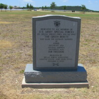 US Army Special Force Memorial Central TX State Veterans Cemetery.JPG
