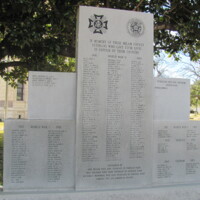 Milam County TX Wars of the 20th Century Memorial Cameron2.JPG