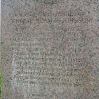 General Adam Johnson Marker, Burnet TX  2.JPG