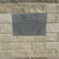 Hamilton County TX Veterans Memorial.JPG