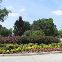 Iron Mike Airborne Memorial Statue Ft Bragg NC2.JPG