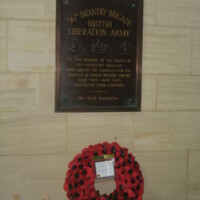 BayeuxCathedral 56th INF Brigade British Liberatino Army Memorial.JPG