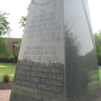 Sanford NC Veterans War Memorial4.JPG