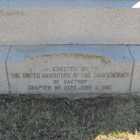 Bastrop County TX Confederate CW Memorial3.JPG