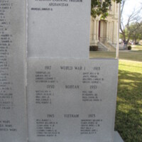 Milam County TX Wars of the 20th Century Memorial Cameron5.JPG