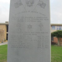 Jackson County TX Vietnam War Memorial2.JPG