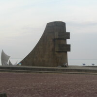 Omaha Beach Liberation Monument .JPG