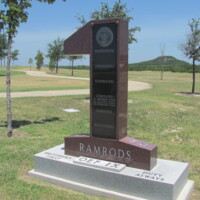 1st DIV Ramrods US Army OEF Central TX State Veterans Cemetery.JPG