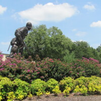 Iron Mike Airborne Memorial Statue Ft Bragg NC3.JPG