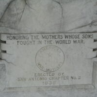 San Antonio TX Mothers WWI Memorial3.JPG