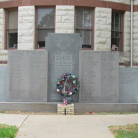 Coryell County Gatesville WWI to Vietnam Memorial .JPG
